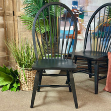 Load image into Gallery viewer, Black Armless Dining Chair
