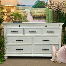Load image into Gallery viewer, 9DRW White Transitional Dresser
