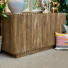 Load image into Gallery viewer, 4DR Spiked Wood Credenza
