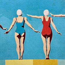 Load image into Gallery viewer, Pool Ladies Giclee Art
