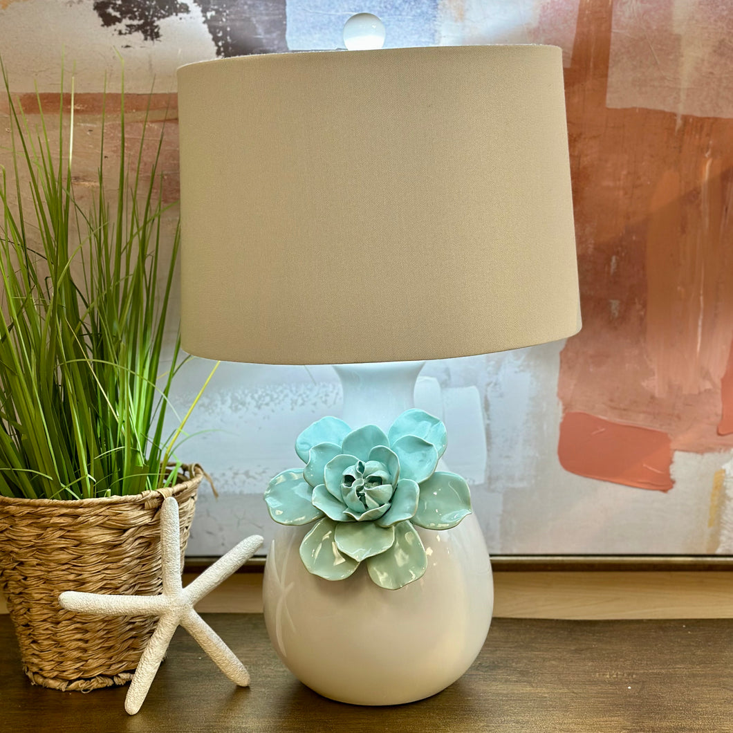 Aqua Flower Lamp