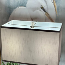 Load image into Gallery viewer, Chrome &amp; Grey Table Lamp
