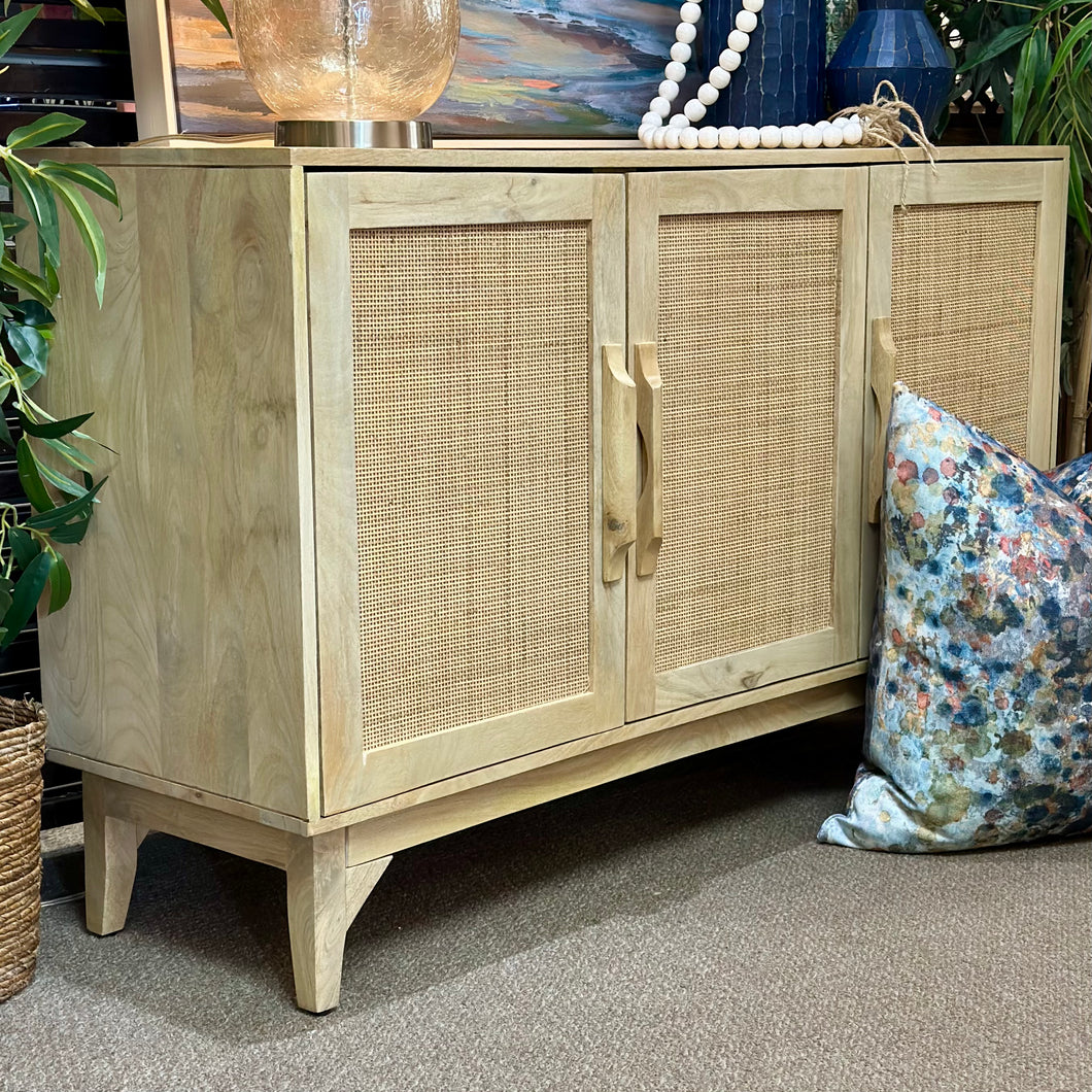 3DR Cane Front Cabinet