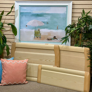 Twin Light Wood Bed