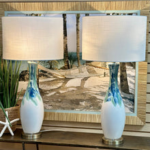 Load image into Gallery viewer, Green/Blue Wave Lamp
