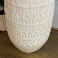 Load image into Gallery viewer, White Textured Vase

