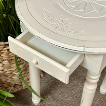 Load image into Gallery viewer, Carved Top Side Table
