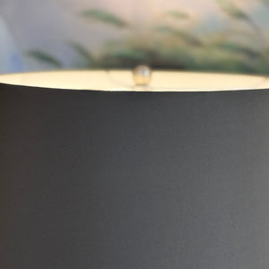 Grey/Taupe Lamp w/ Grey Shade