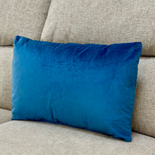 Load image into Gallery viewer, Navy Velvet Designer Down Lumbar
