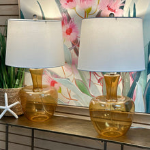 Load image into Gallery viewer, Amber Glass Lamp
