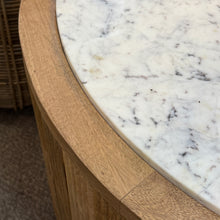 Load image into Gallery viewer, Marble &amp;  Mango Wood Coffee Table
