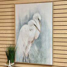 Load image into Gallery viewer, Misty Egret Framed Art
