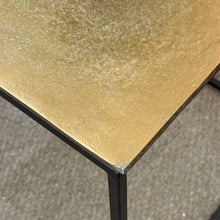 Load image into Gallery viewer, Gold Metal Side Table
