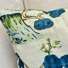 Load image into Gallery viewer, Blue Chinoiserie Pillow
