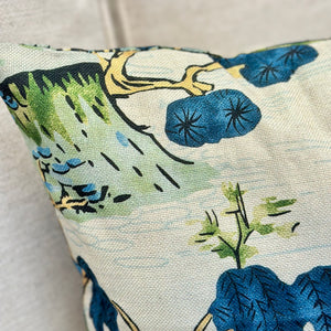 Blue Chinoiserie Pillow