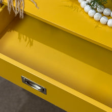 Load image into Gallery viewer, Yellow X Base Side Table
