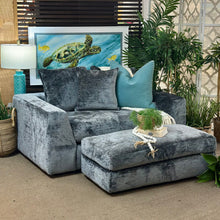 Load image into Gallery viewer, Slate Grey Chair W/Otto
