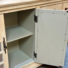 Load image into Gallery viewer, Beige 4DR Mirrored Cabinet
