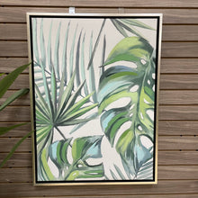 Load image into Gallery viewer, Tropical Palms Framed in Silver I
