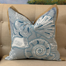 Load image into Gallery viewer, Blue Shell Down Pillow
