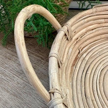 Load image into Gallery viewer, SM Hand Woven Rattan Tray
