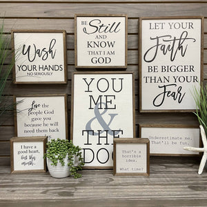 'I have a Good Heart' Wood Wall Plaque