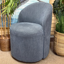 Load image into Gallery viewer, Denim Rolling Dining Chair
