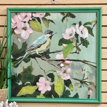 Load image into Gallery viewer, Green Framed Bird On Branch II
