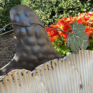 Metal Pumpkin Outdoor Decor