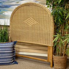 Load image into Gallery viewer, Natural Wicker Twin Bed

