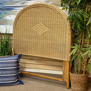 Natural Wicker Twin Bed