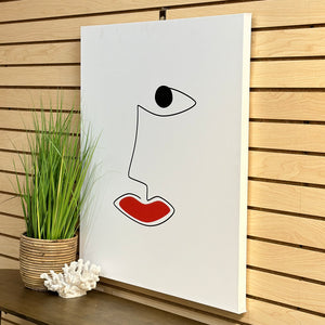 Face Abstract Canvas