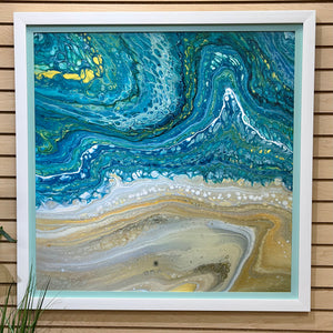 Turquoise Abstract Giclee II