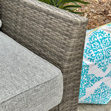 Load image into Gallery viewer, 4PC Grey Wicker Seating Set
