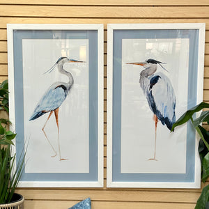 Blue Framed Heron II