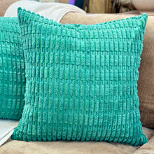 Load image into Gallery viewer, Green Textured Pillow
