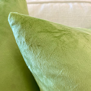 Lime Green Down Pillow