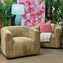 Load image into Gallery viewer, Textured Sand Swivel Chair
