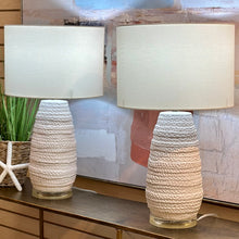 Load image into Gallery viewer, Ivory Textured Ceramic Lamp

