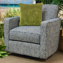 Load image into Gallery viewer, Blue/White Swivel Glider
