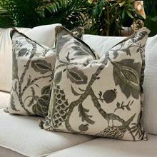 Load image into Gallery viewer, Grey Print Down Pillow
