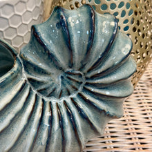 Load image into Gallery viewer, Teal Shell Decor

