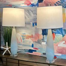 Load image into Gallery viewer, Frosted Blue Lamp

