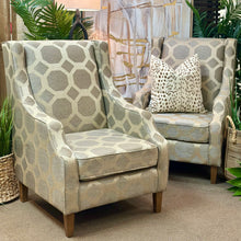 Load image into Gallery viewer, Grey &amp; Champagne Chair
