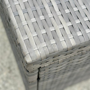 4PC Grey Wicker Seating Set