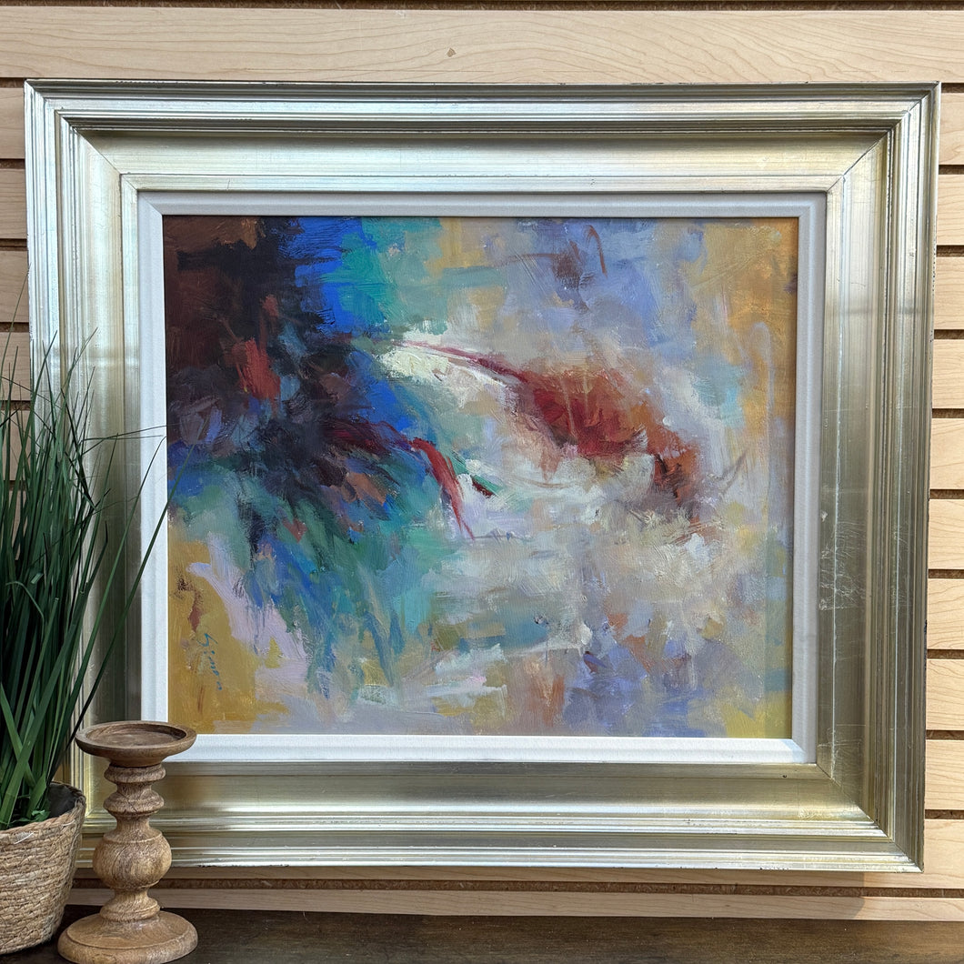 Silver Framed Abstract