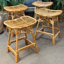 Load image into Gallery viewer, Rattan Saddle Counter Stool

