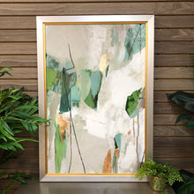 Load image into Gallery viewer, Green &amp; Gold Abstract I
