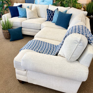 3PC Off-White Sectional