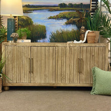 Load image into Gallery viewer, 4DR Fluted Wood Cabinet
